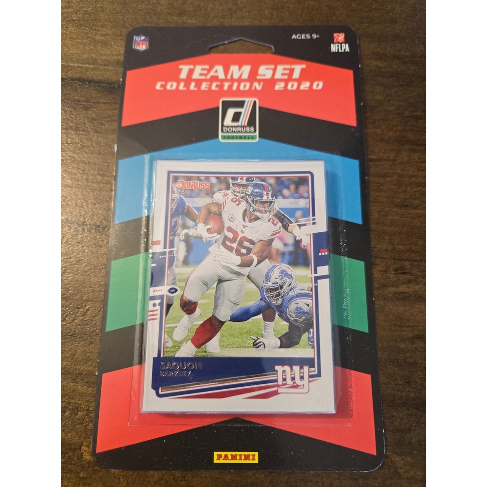 New York Giants 2020 Panini Donruss Factory Sealed Team Card Set